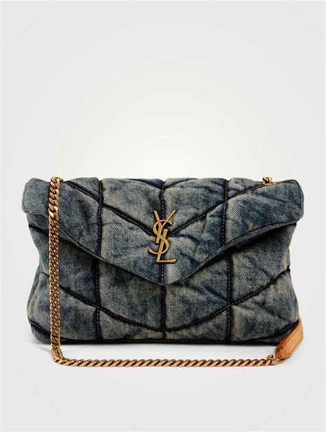 ysl toy lou lou puffer|ysl denim puffer.